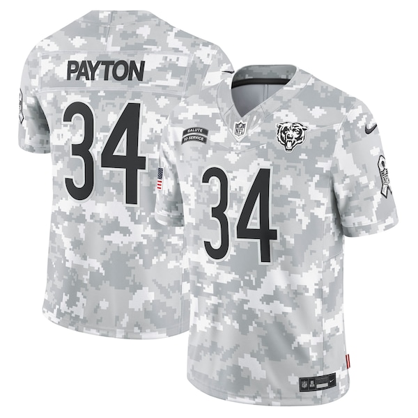 Walter Payton Chicago Bears Nike 2024 Salute to Service Retired Player Limited Jersey - Arctic Camo