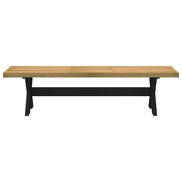 Banc à manger NOAIN pieds en forme de X 180x40x45 cm massif pin vidaXL