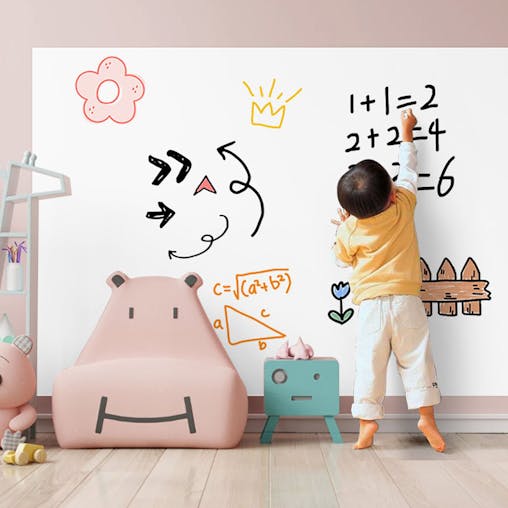 SOGA 45cm x 500cm Clear Dry Erase Whiteboard Wall Sticker