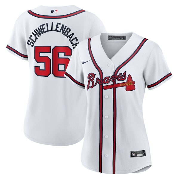 Spencer Schwellenbach Atlanta Braves Nike Women's Home Replica Jersey - White