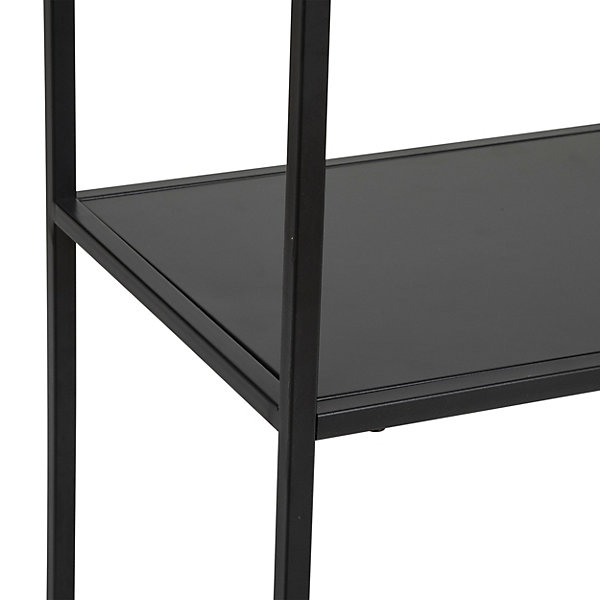 étagère de rangement style industriel Atmosphera Gota 6 niveaux métal noir , 900x1800 mm