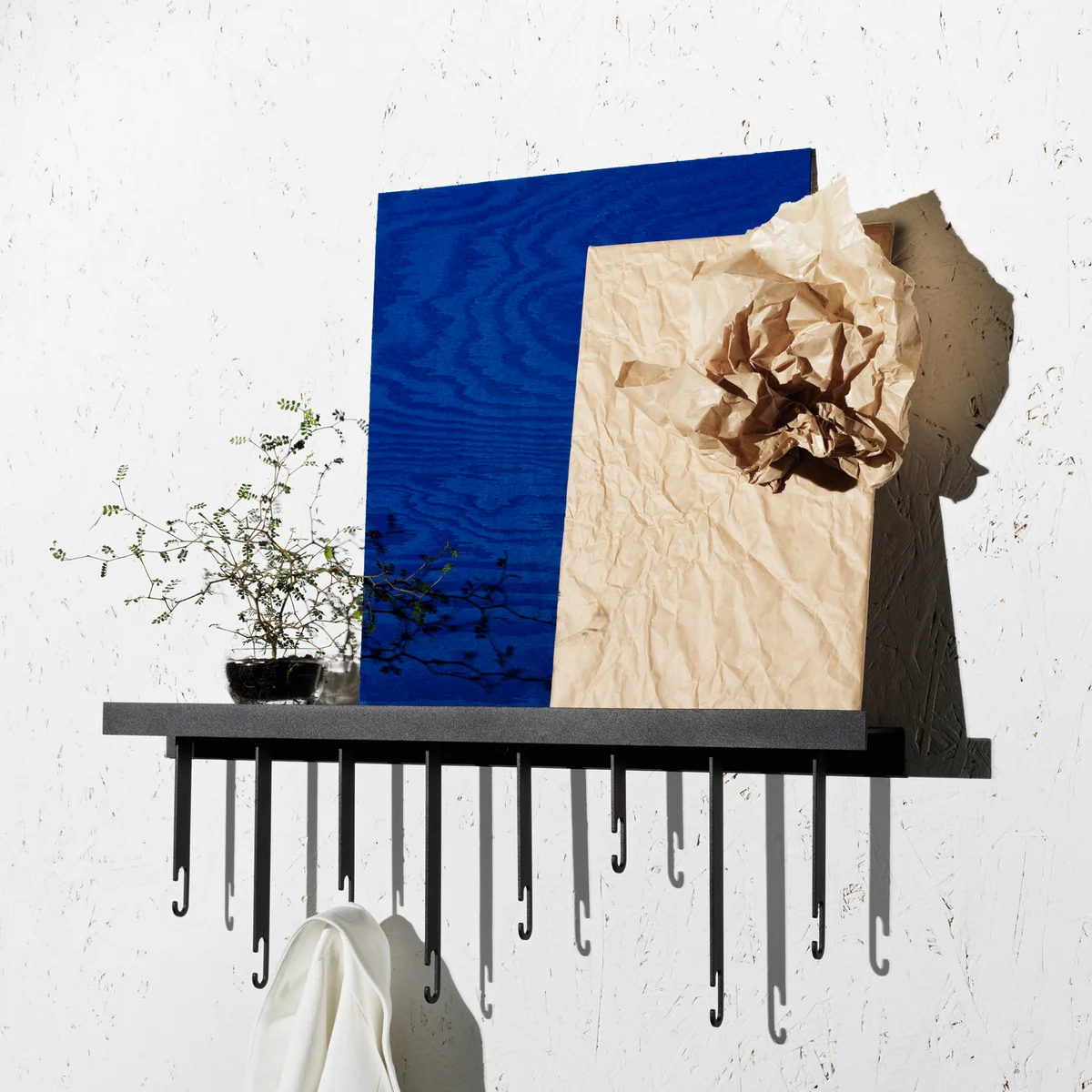 Design House Stockholm - Atelier Wandgarderobe, schwarz