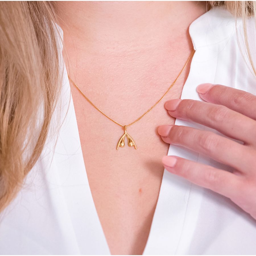 Gold Clitoris Necklace