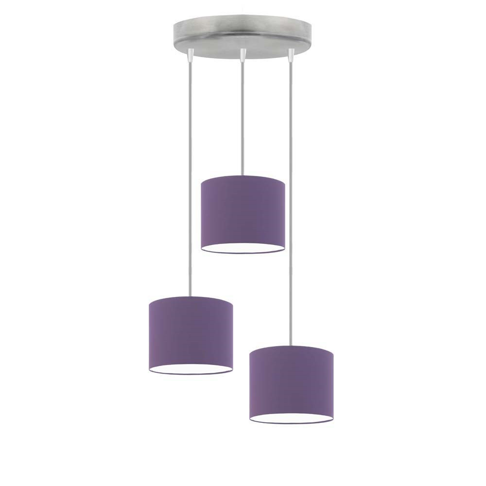 Lampa sufitowa regulowana PUEBLO Srebrny/ Fioletowy