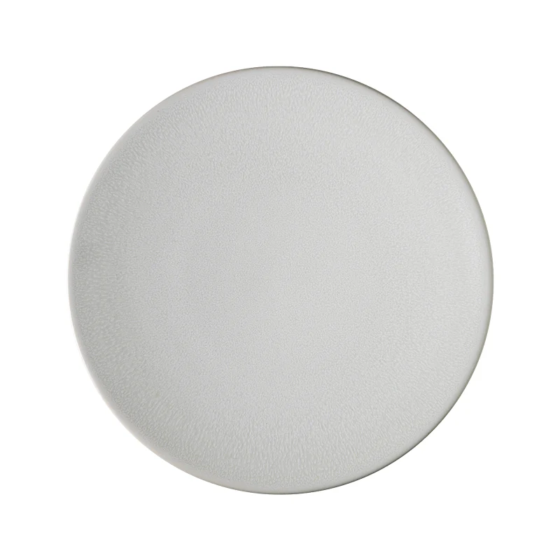 assiette plate neige