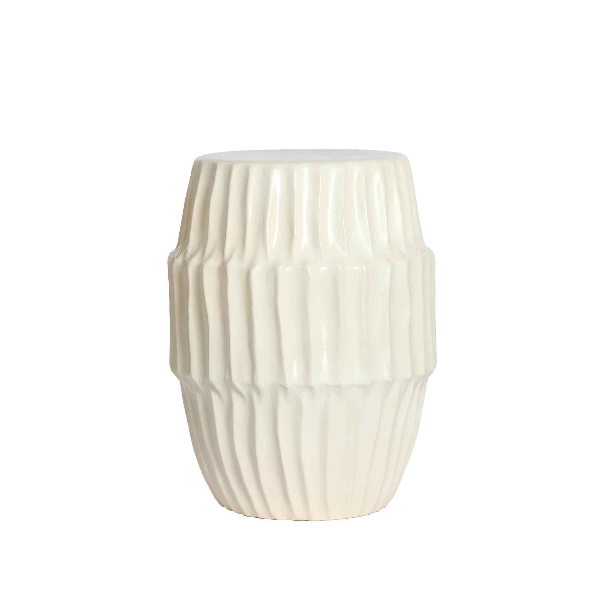 Light & Living bijzettafel Isili - wit - Ø40cm