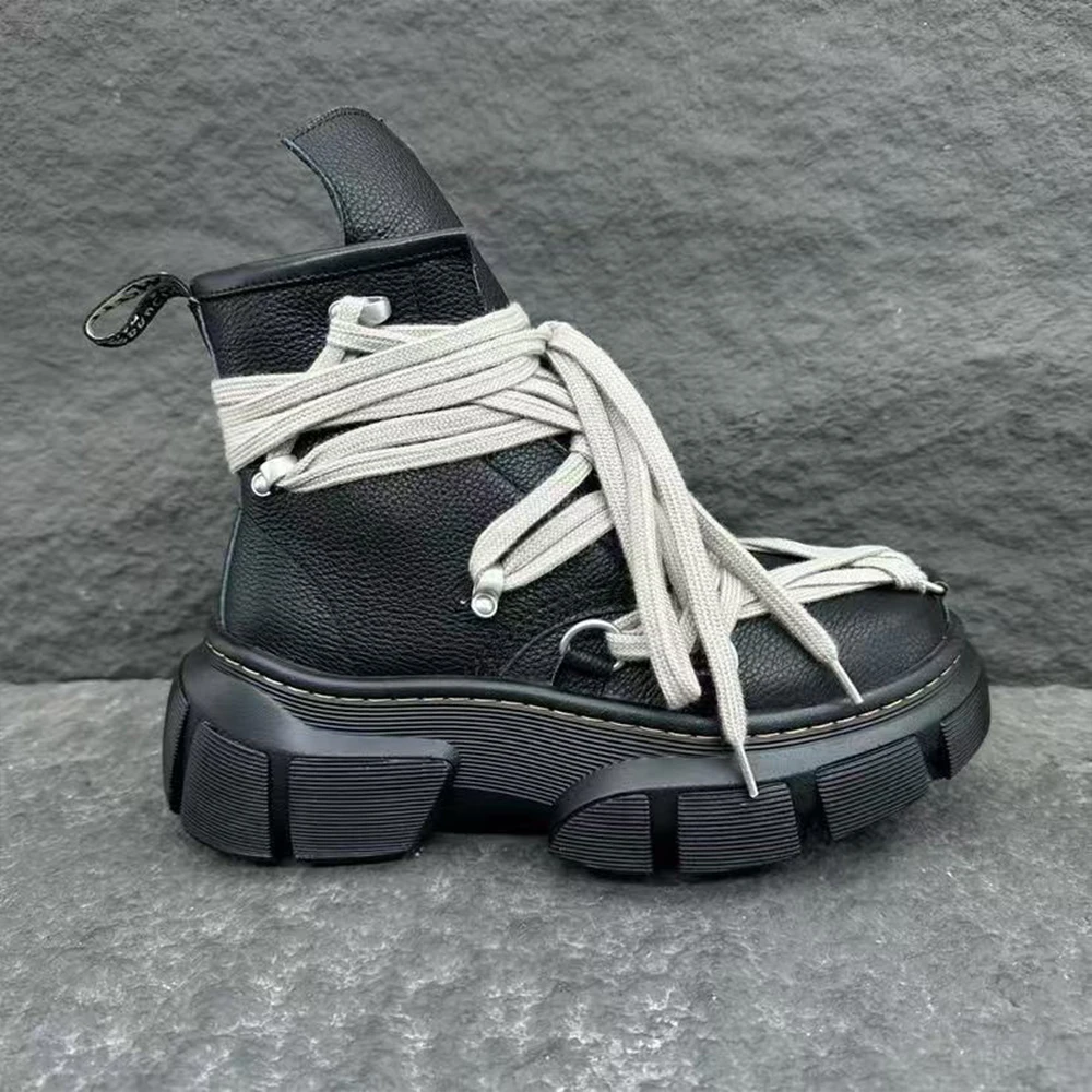 DR. MARTENS X RICK OWENS 1460 DMXL MEGALACE BOOT