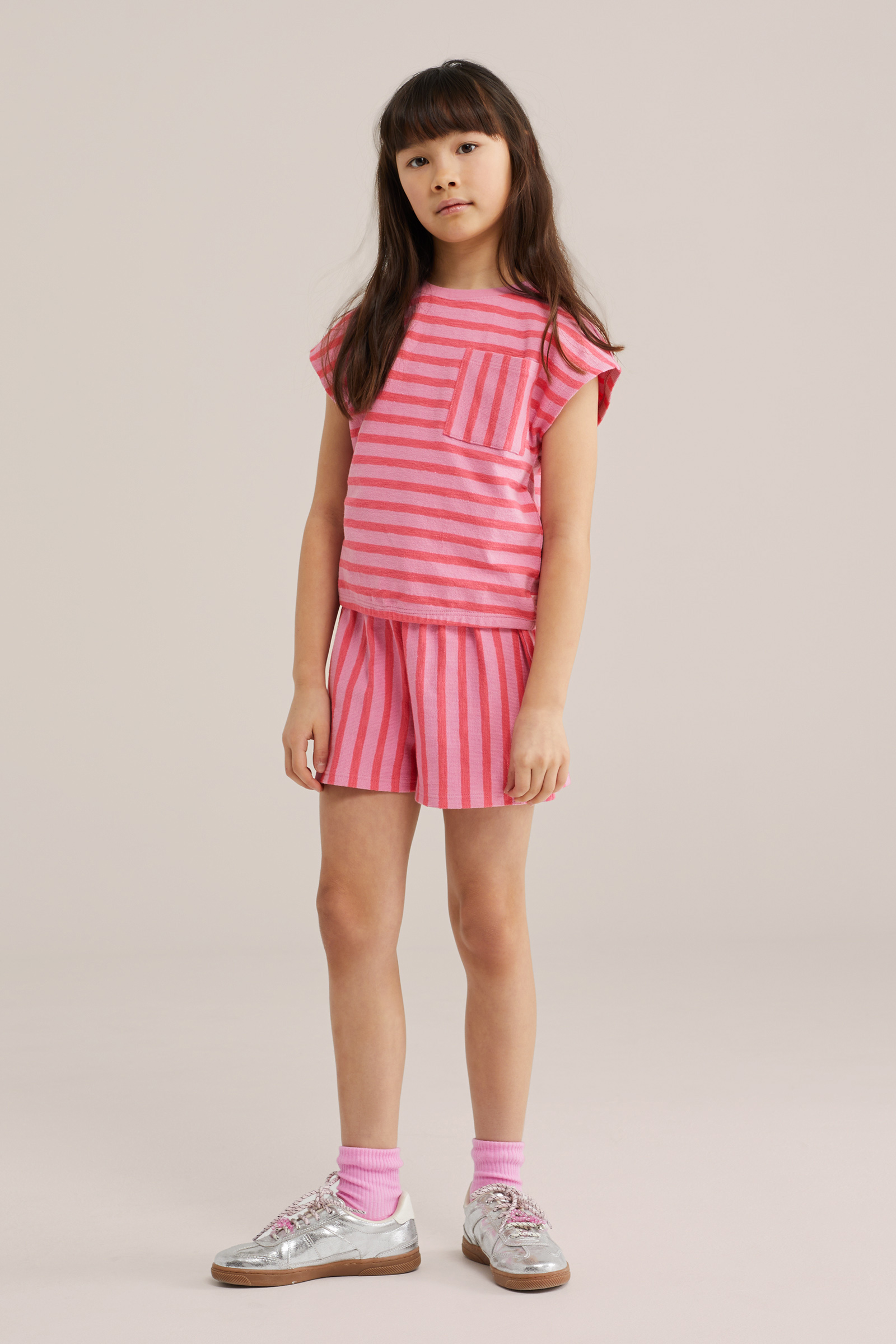 Meisjes top met streep