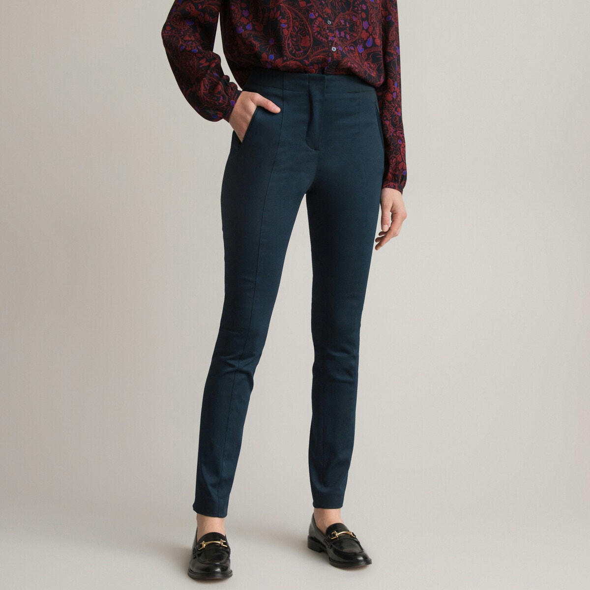 Pantalon droit confort stretch