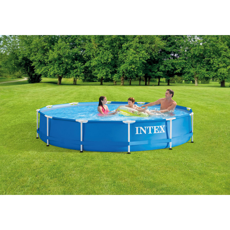 Piscine metal Frame avec pompe Ø 3,66 x 0,76 m INTEX