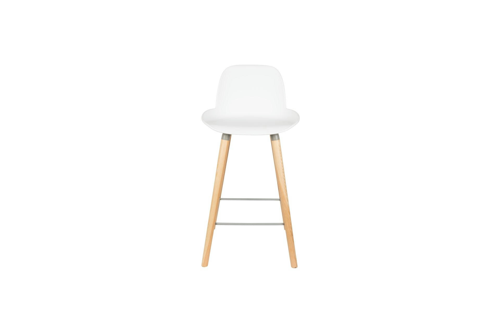 ALBERT KUIP - Tabouret de comptoir en polypropylène blanc