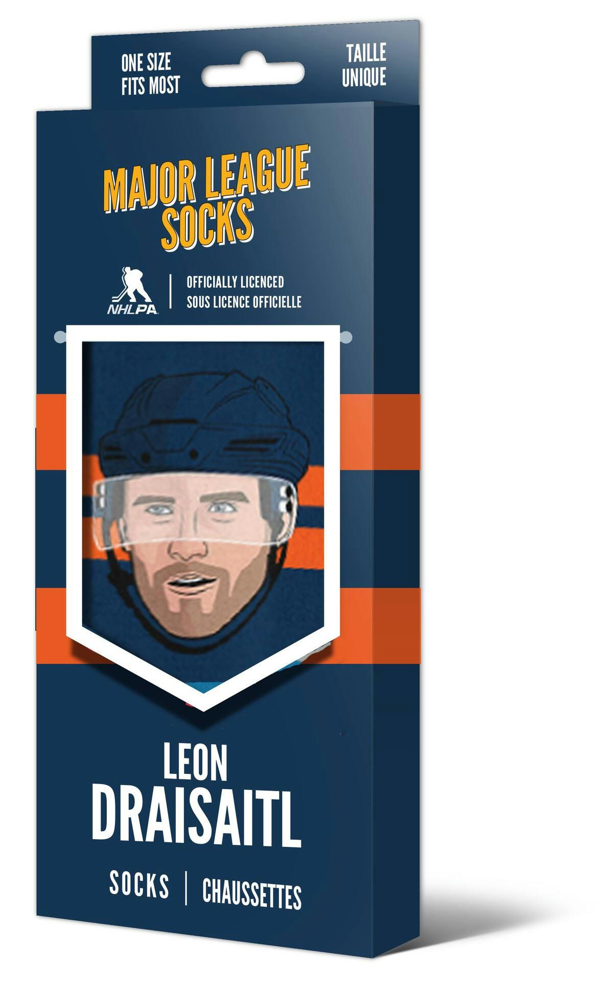 Major League Socks NHL Edmonton Oilers Leon Draisaitl 