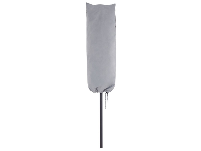 Pokrowiec ogrodowy na parasol 257x69x53 cm szary