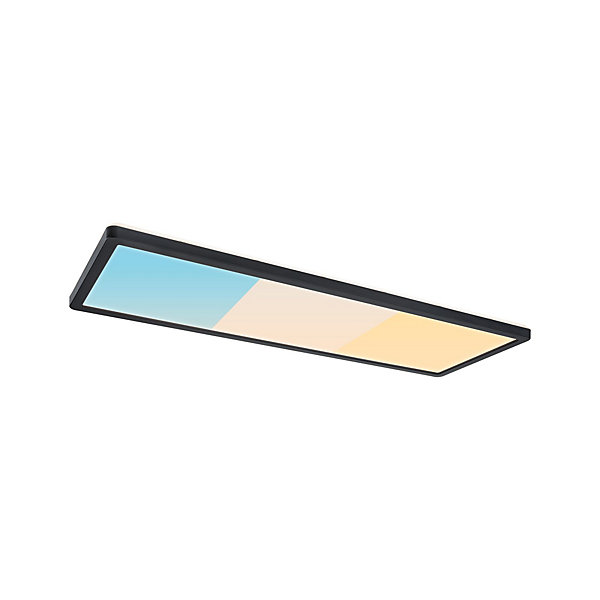Panneau LED Atria Shine White Select IP44 carré 560x200mm 15,2W 2030lm 3000 - 6500K Noir
