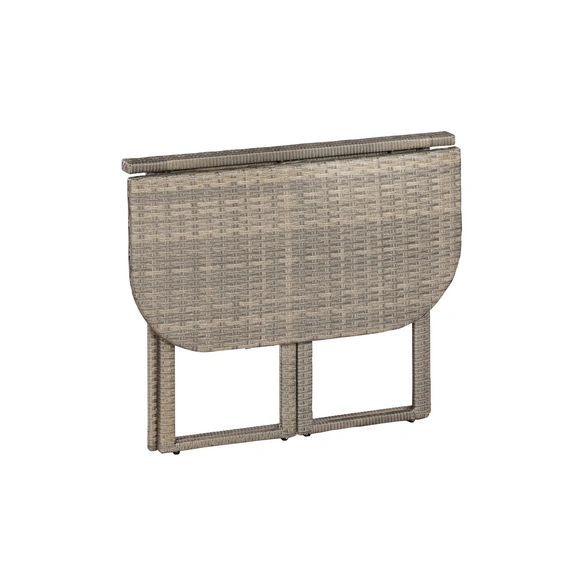 Klapptisch, BxHxT: 50 x 75 x 90 cm, Tischplatte: Kunststoff