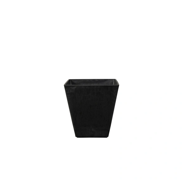Pflanztopf »Artstone«, Breite: 20 cm, schwarz, Kunststoff