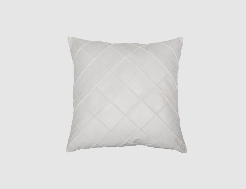 Kissen Glossy Weiß 48x48cm