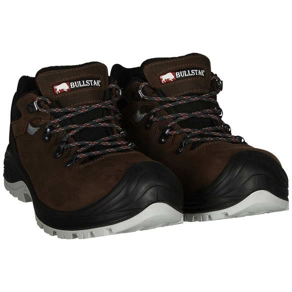 Sicherheitsschuh »Techno Plus«, braun, Nylon/Rindsleder