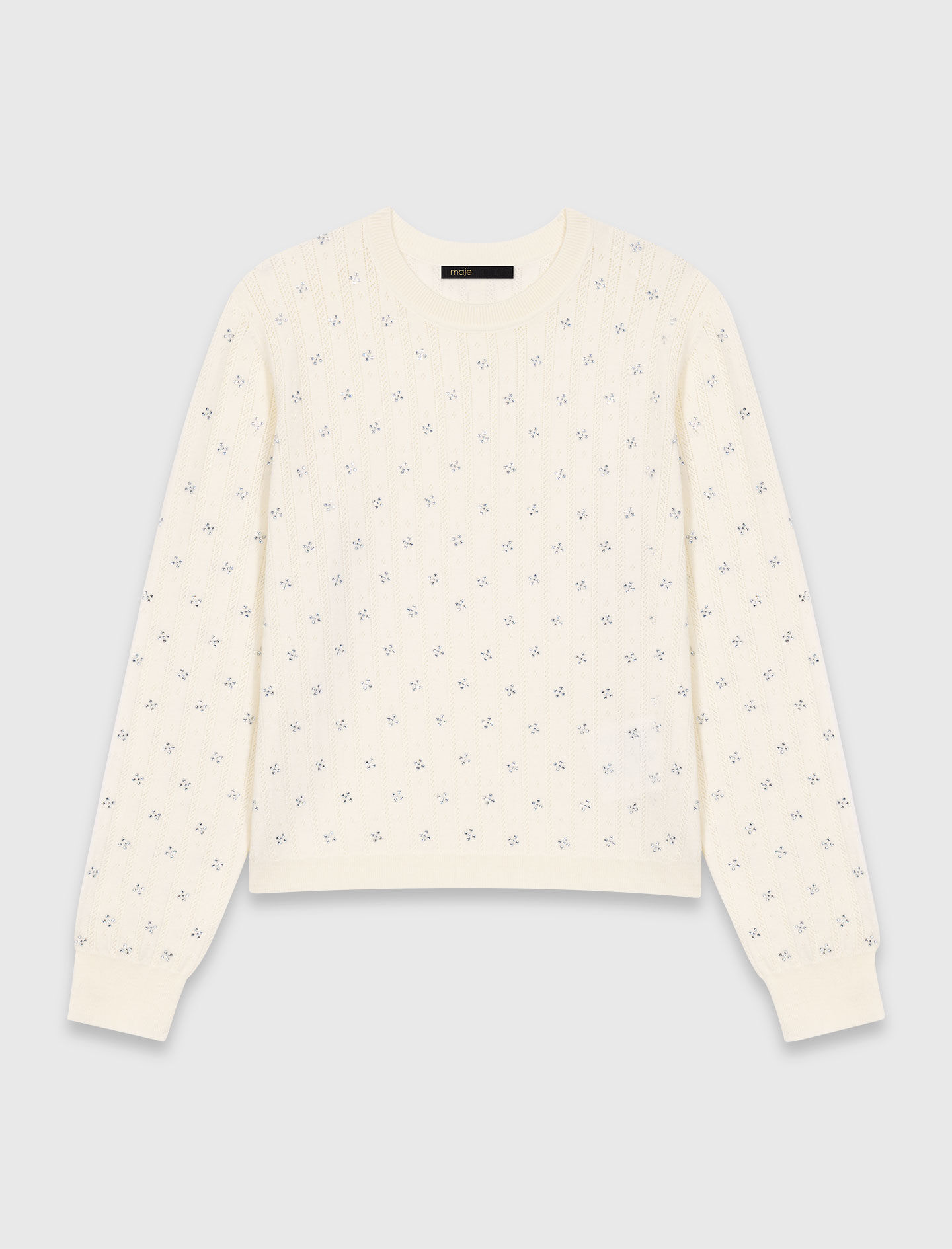 Pull avec strass all over