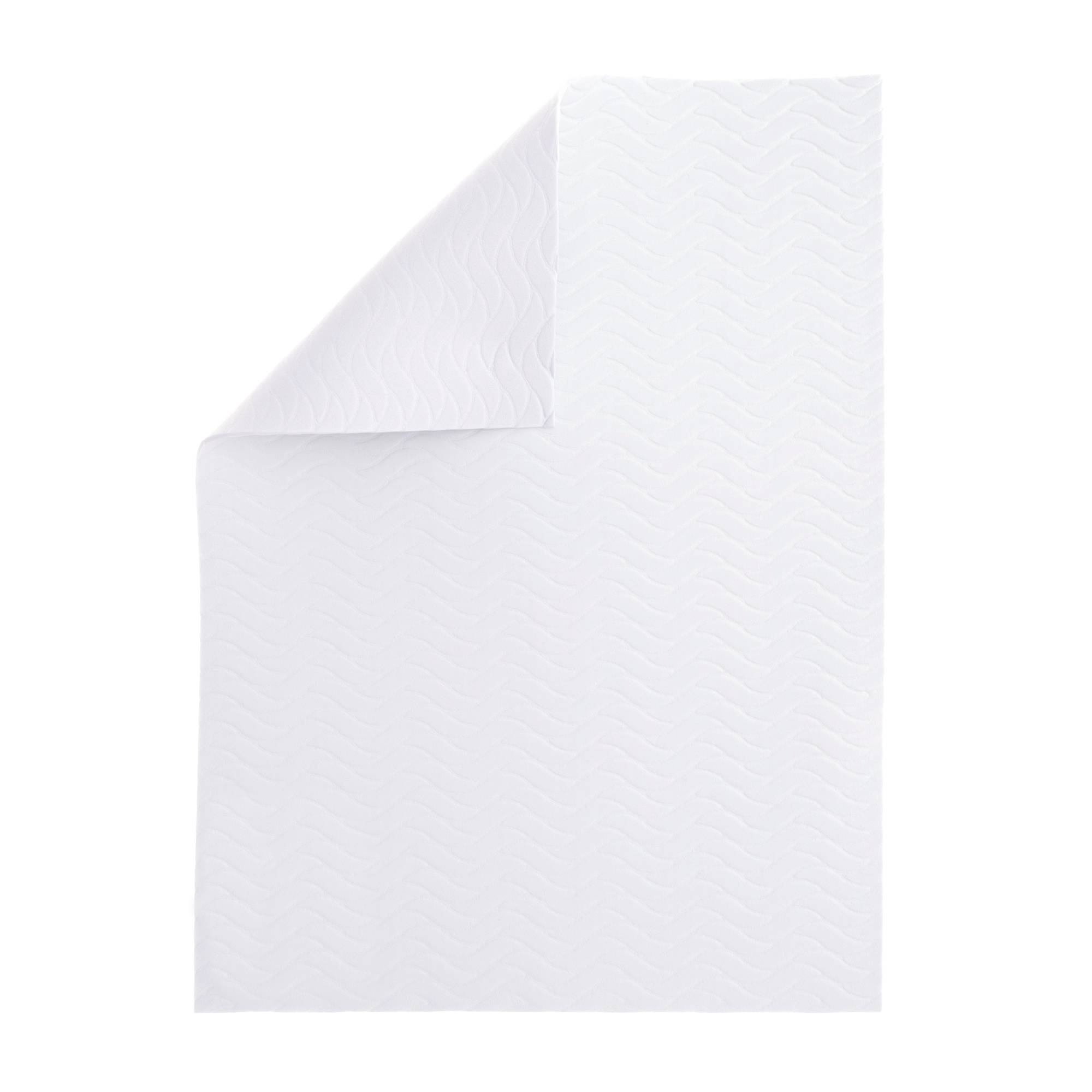 White Wavy Embossed EVA Foam Sheet 22.5cm x 30cm