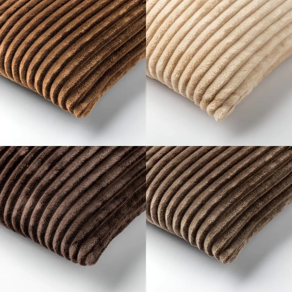 KUSSENSET - 4-delig - Corduroy Quartet - 45x45 cm - inclusief binnenkussens - br