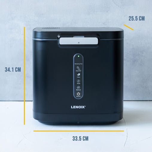 Electric Food Waste Composter 3.8L Kitchen Countertop Bin with Fast 3-Hour Cycle, Odour Control & Touch Panel