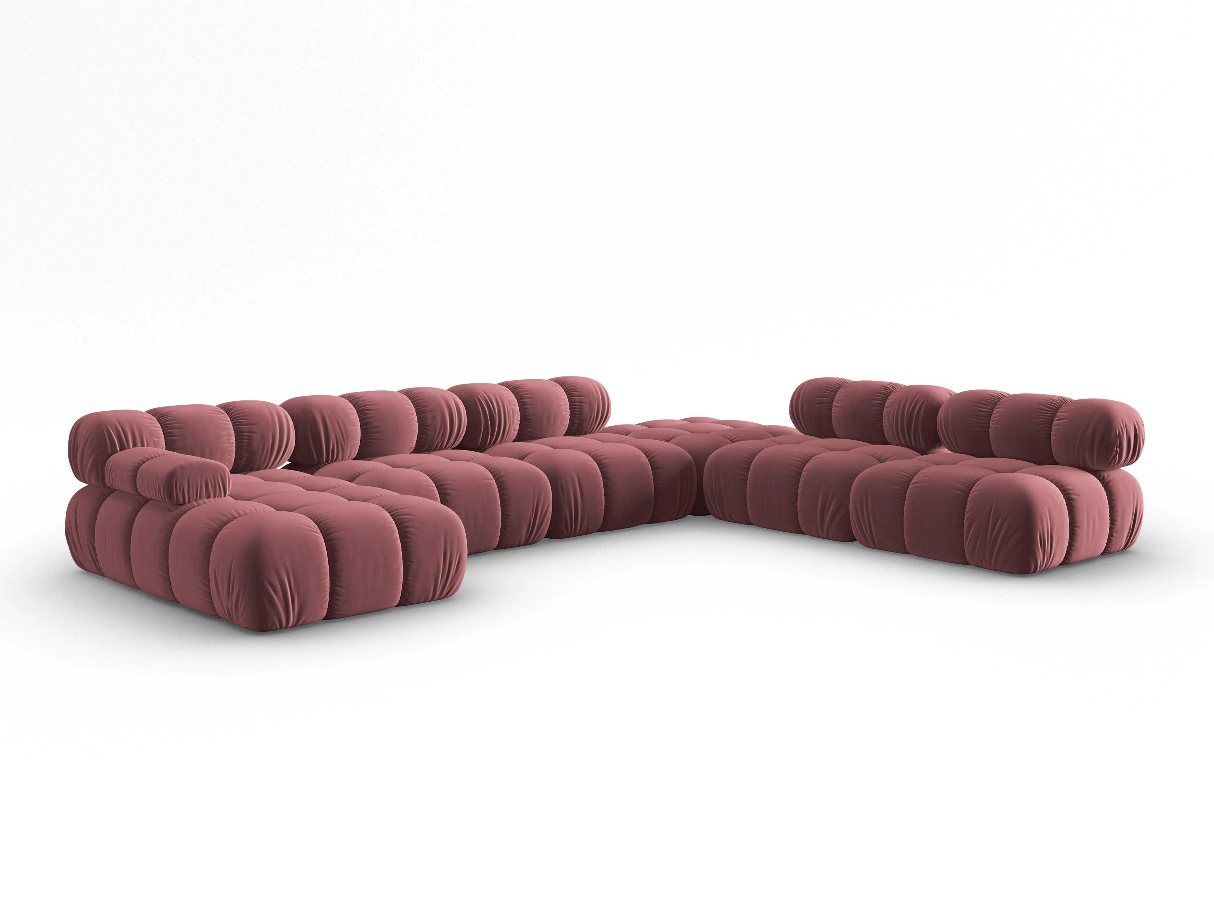 Modulaire-U-bank Tropea rechts velvet