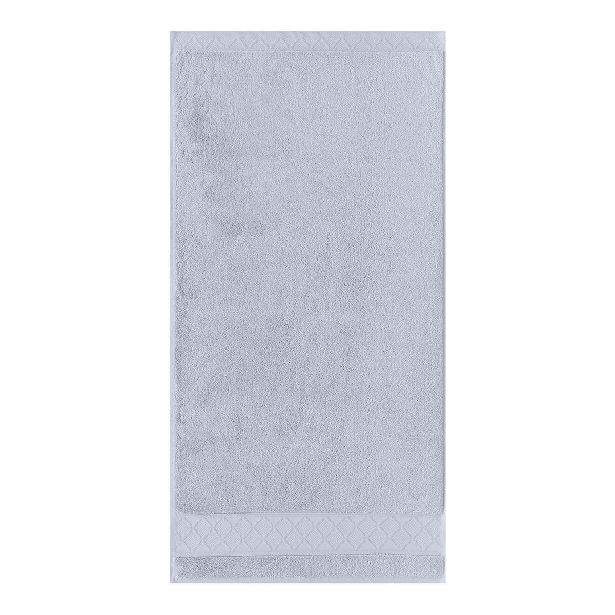 CARESSE - Serviette de bain en coton voile grisé 30 x 50