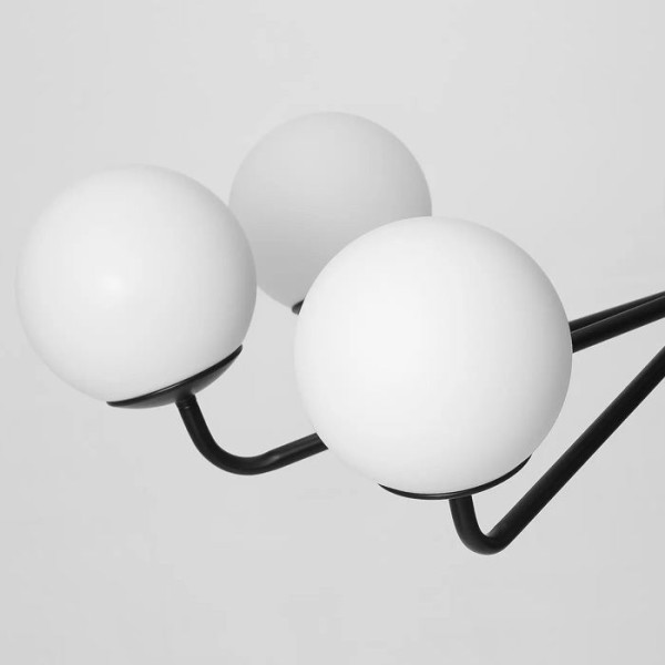 Lampa Wisząca Sufitowa Czarna App1578-5c