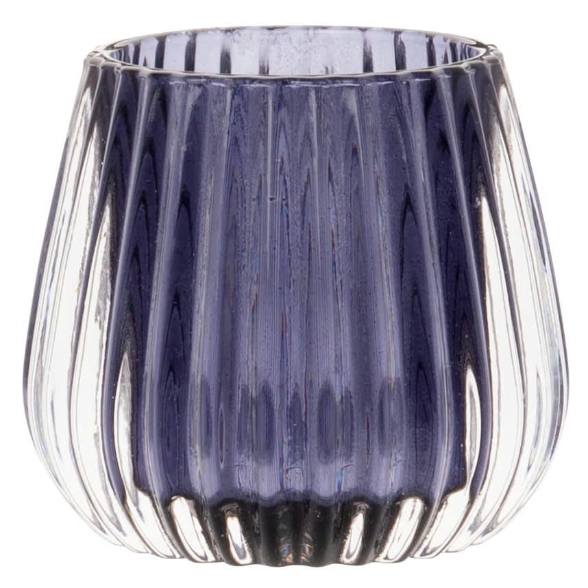 - Lumignon en verre violet