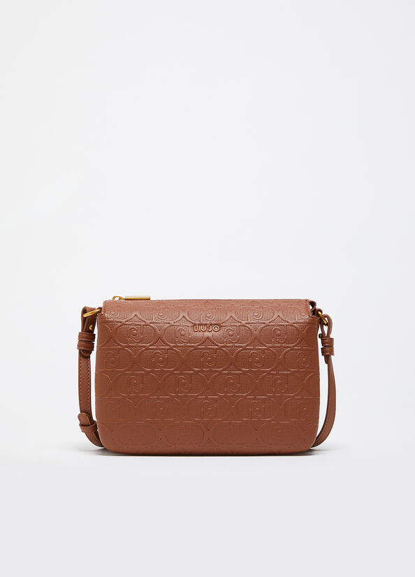 Borsa a tracolla piccola con logo