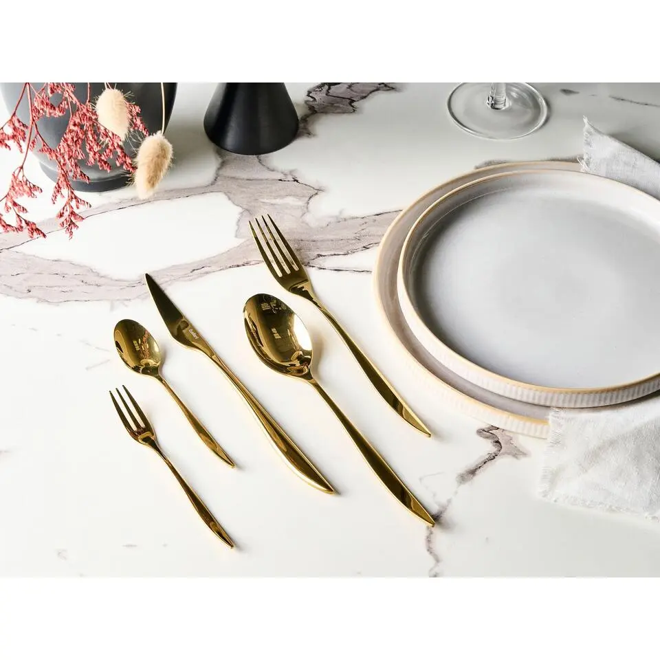 FARFALLE - Bestekset 30-delig - Goud - RVS