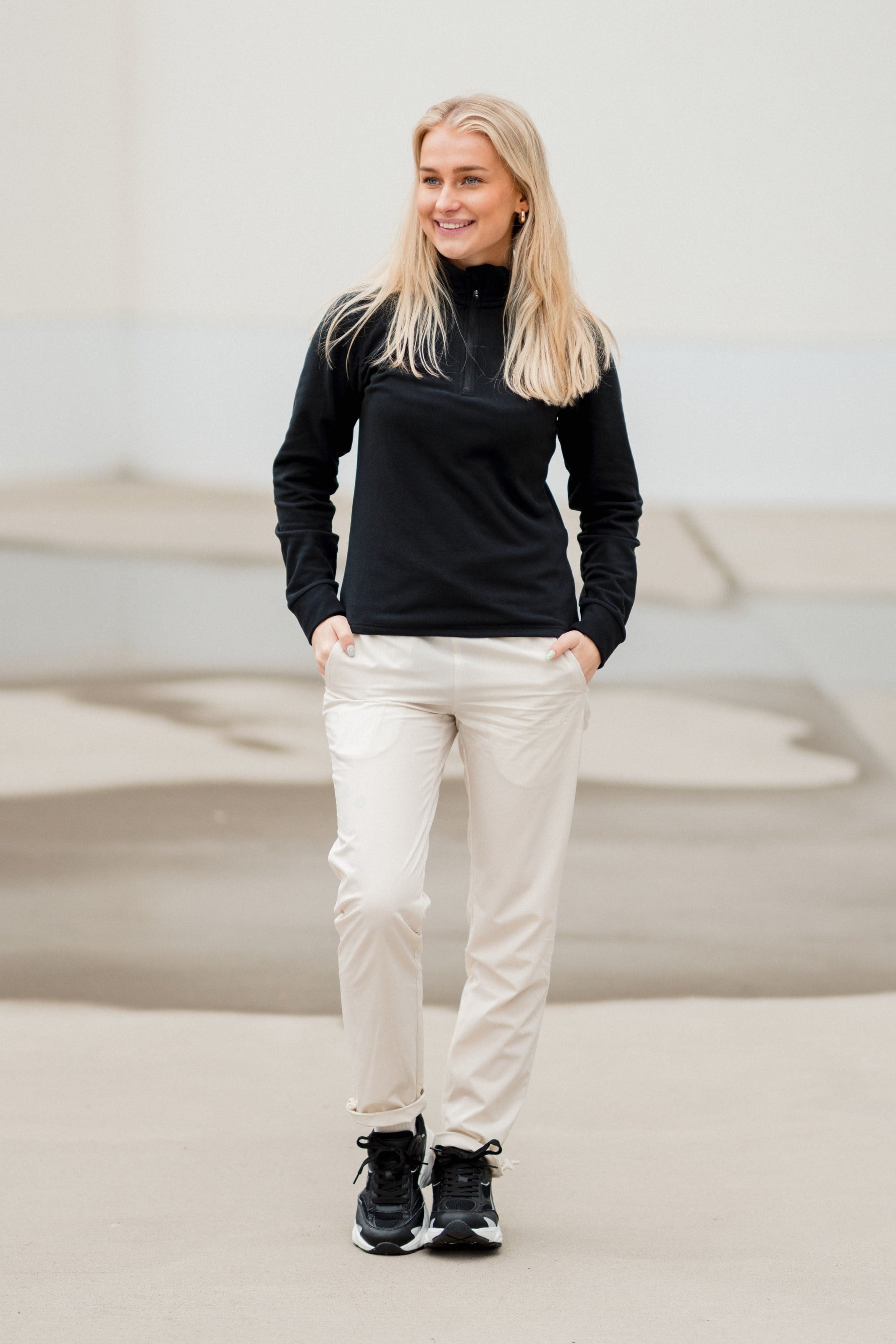 Molladalen Supersoft Half Zip fleecegenser