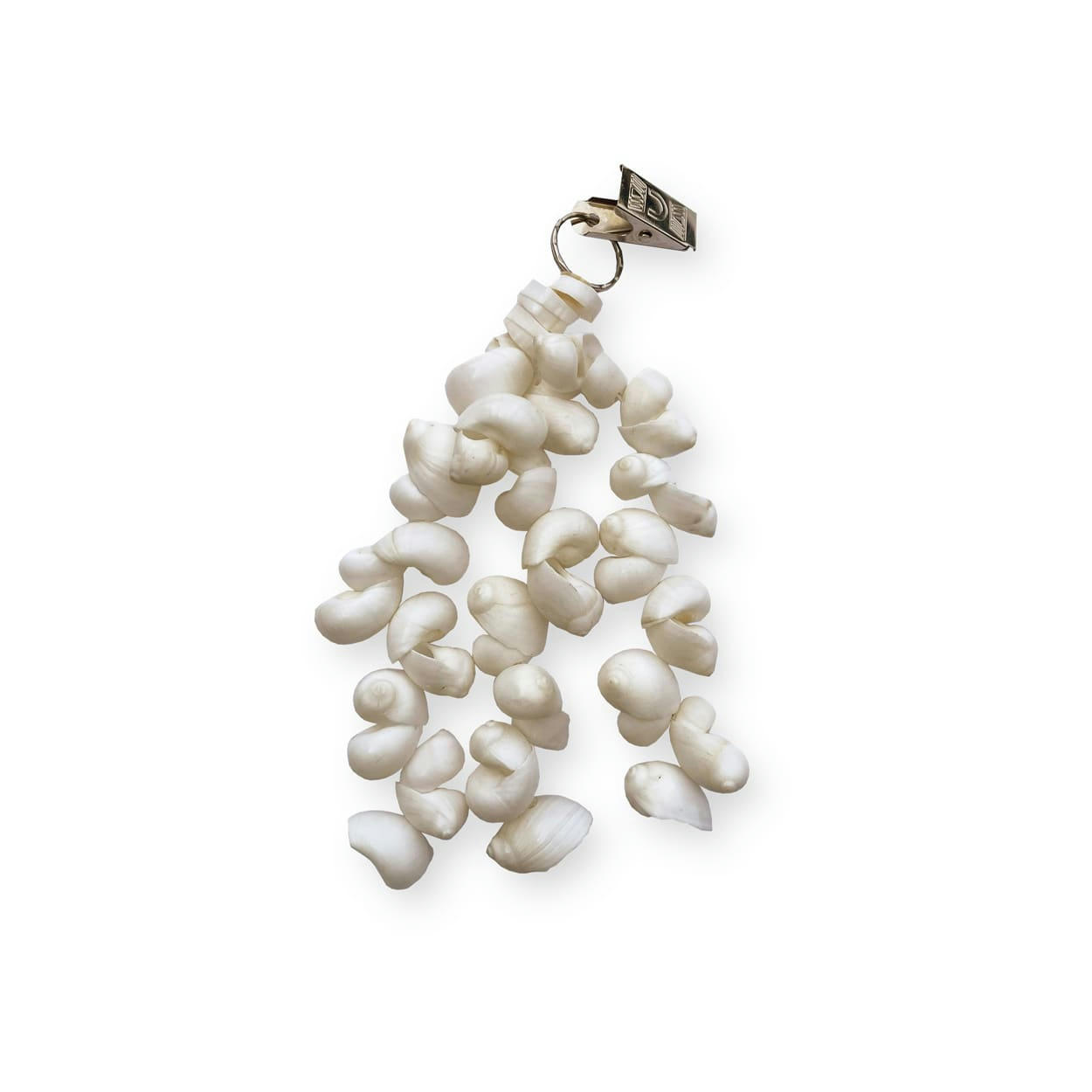 CLOTH - Suspension de nappe en coquillages blanc set de 4