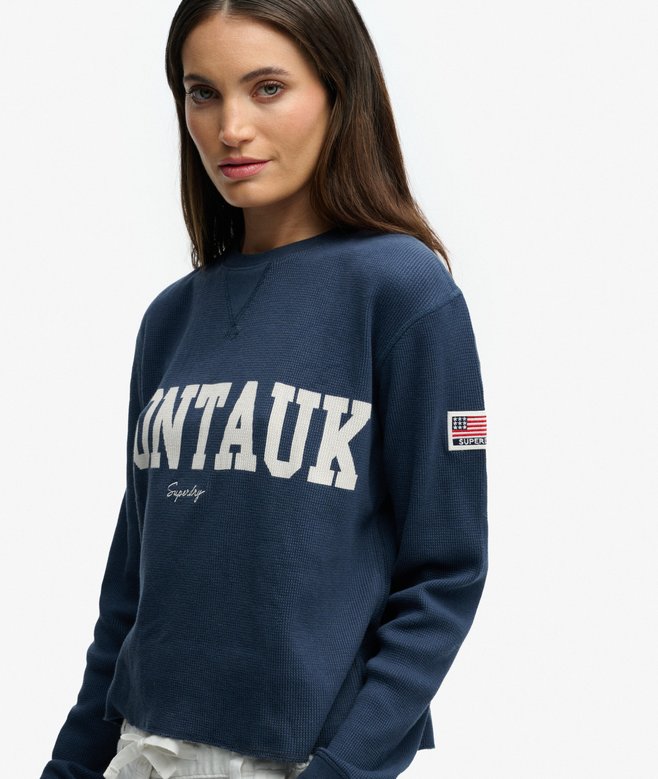 Athletic Essential Graphic Long Sleeve Top