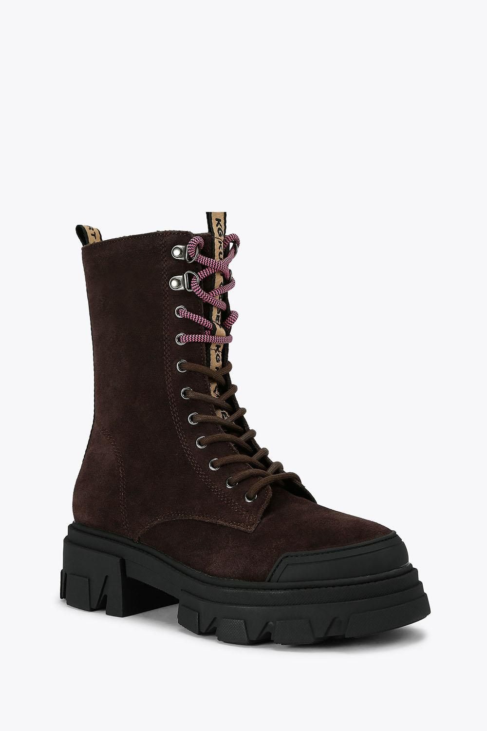 KG Kurt Geiger Trekker Lace Up3' Suede Boots
