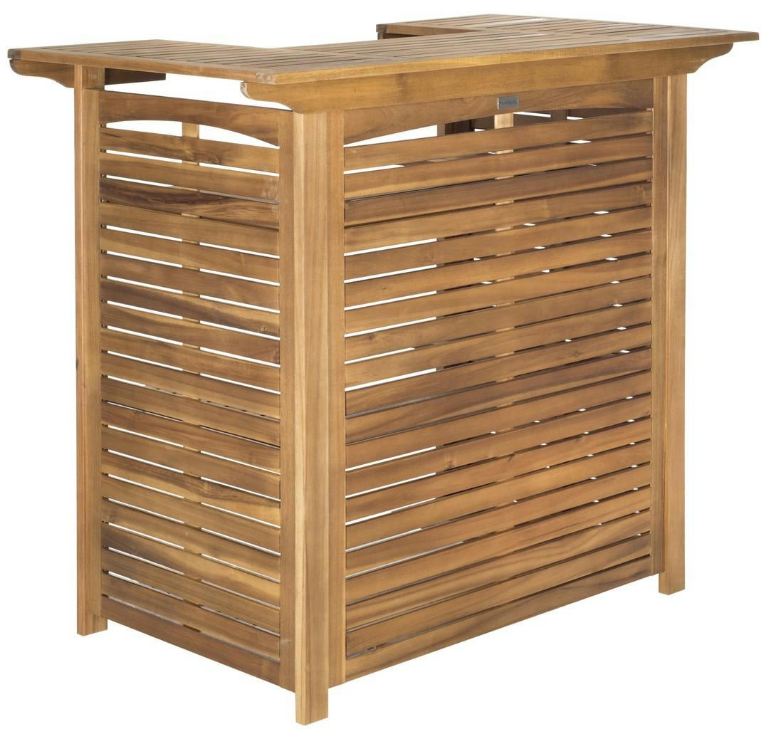 DORENE - Bar extérieur Bois d'acacia en Neutre, 115 X 70 X 105 cm