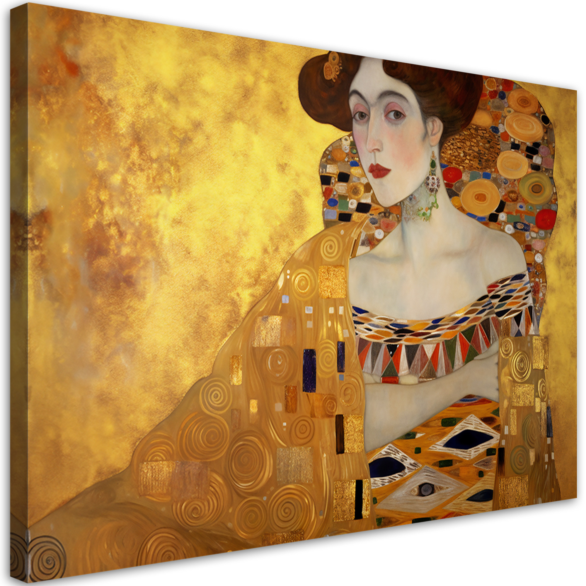 Feeby Obraz na płótnie, Złoty portret kobiety - G. Klimt 60x40