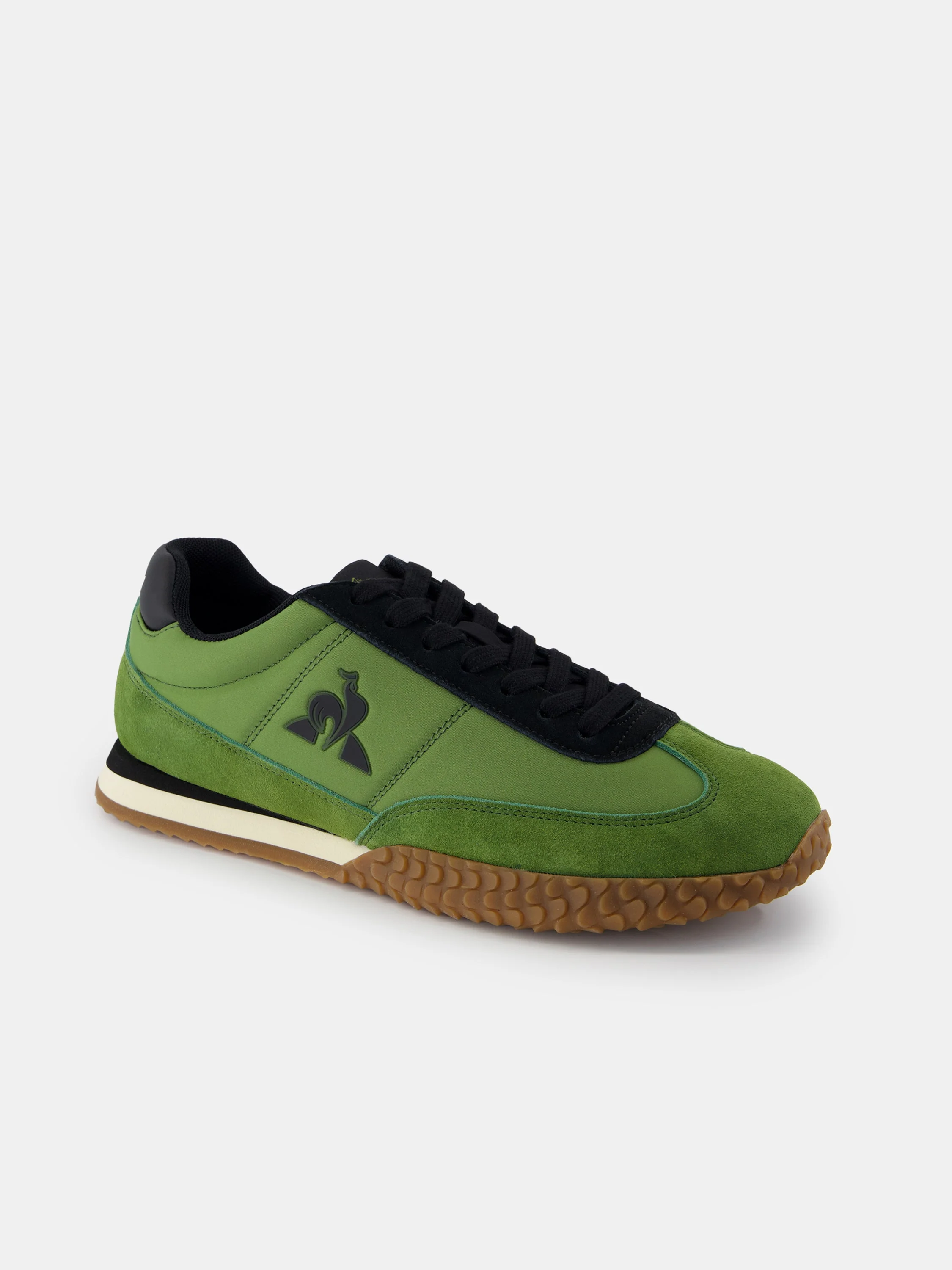 Basket retro-running en textile et suede Veloce