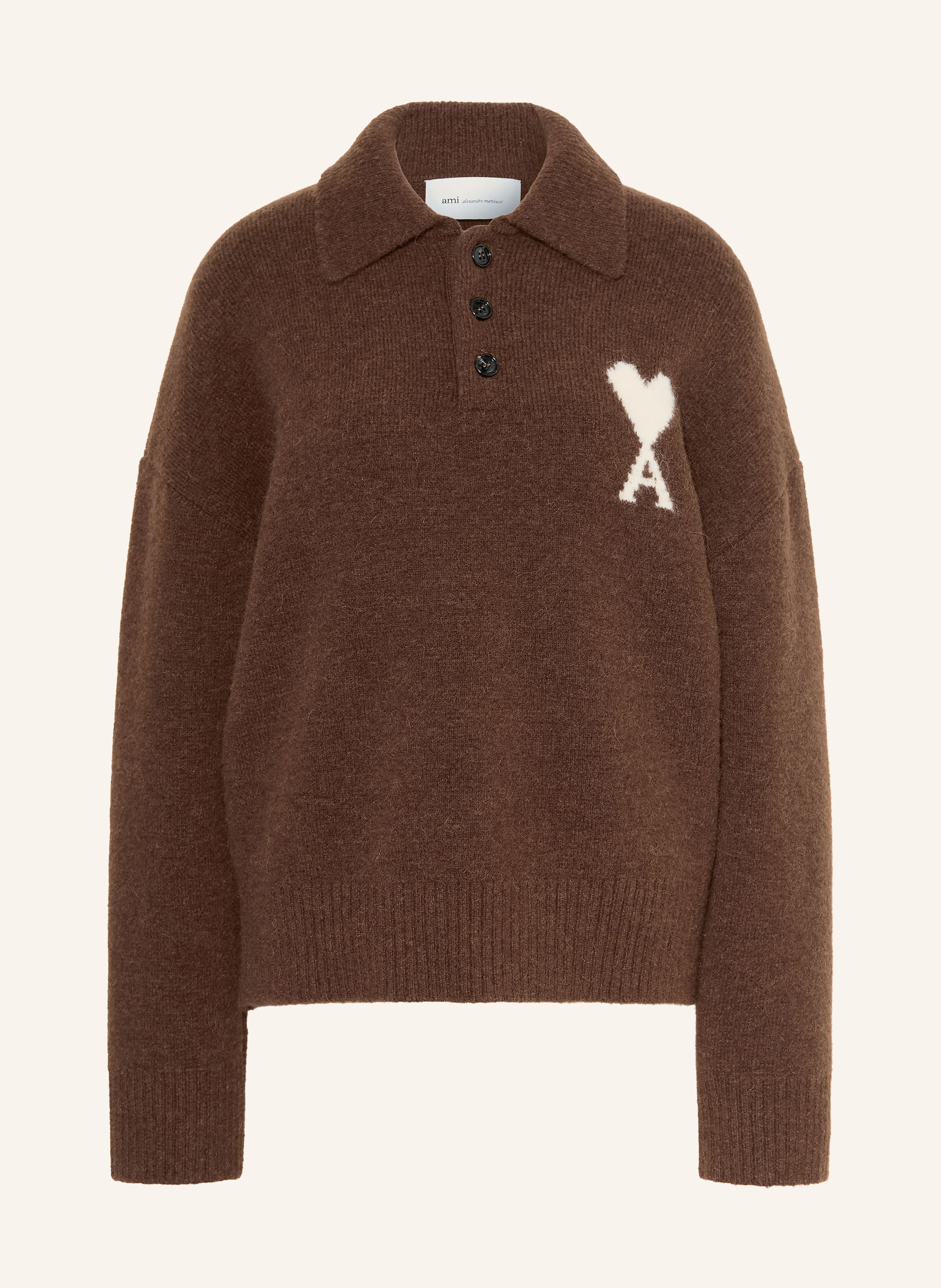 Ami Paris Pullover mit Alpaka