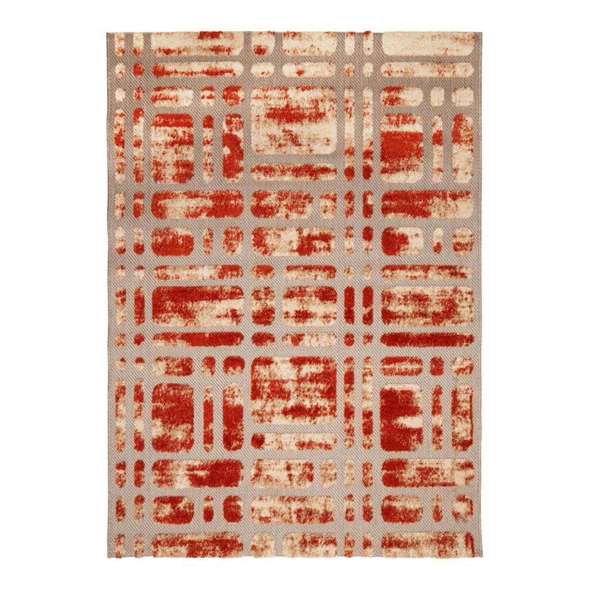 DEHORS-DEDANS - Tapis pour intérieur-extérieur beige et terra 120x170