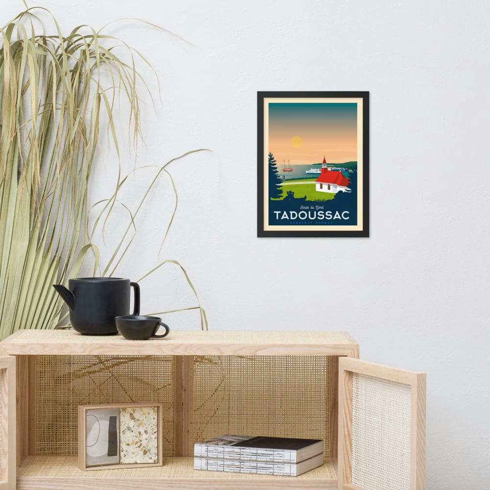 - Affiche Tadoussac  30x40 cm