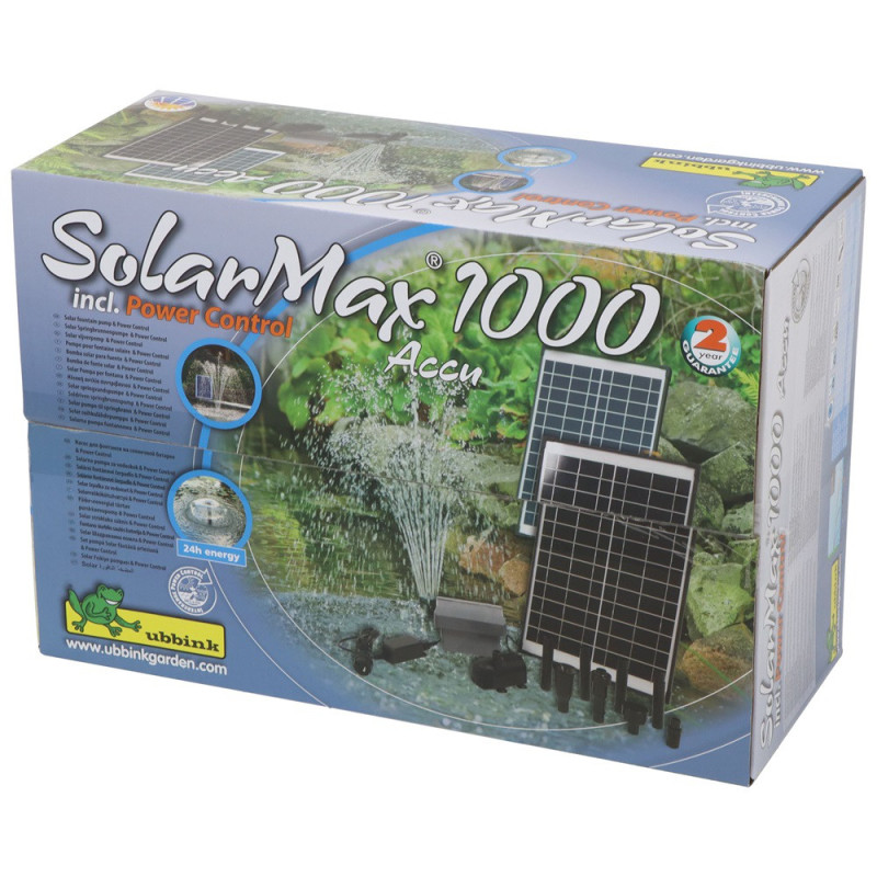 Pompe de fontaine SolarMax 1000 10 W UBBINK
