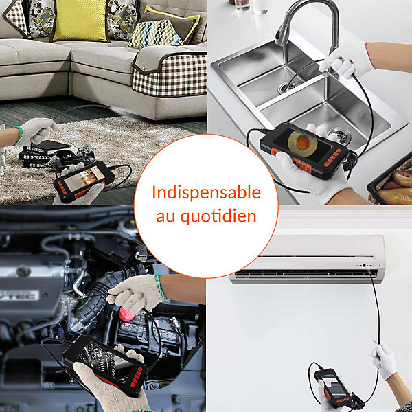 Caméra d'Inspection canalisation FISHTEC LED Smart Etanche IP68