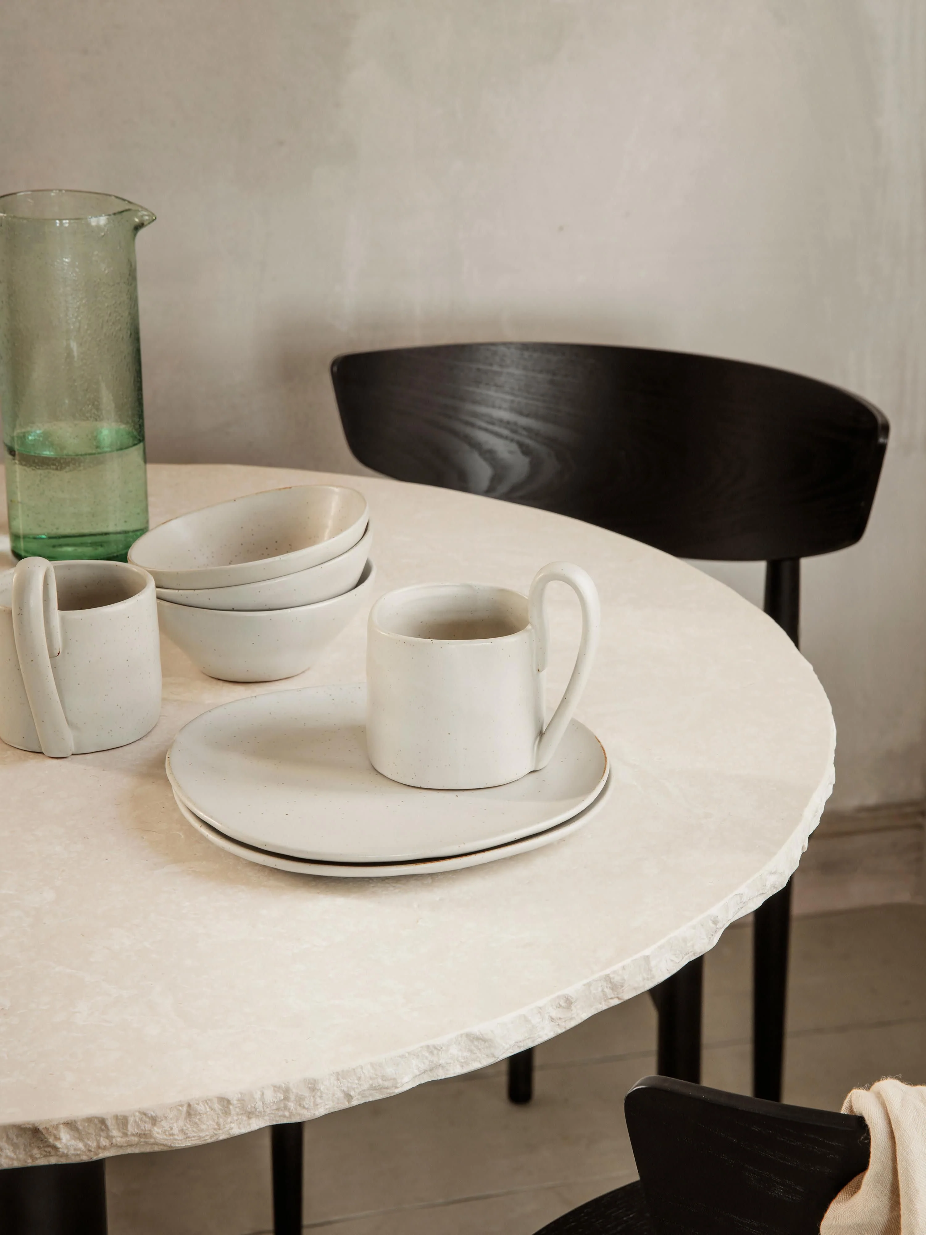 Tasse Flow aus Steinzeug