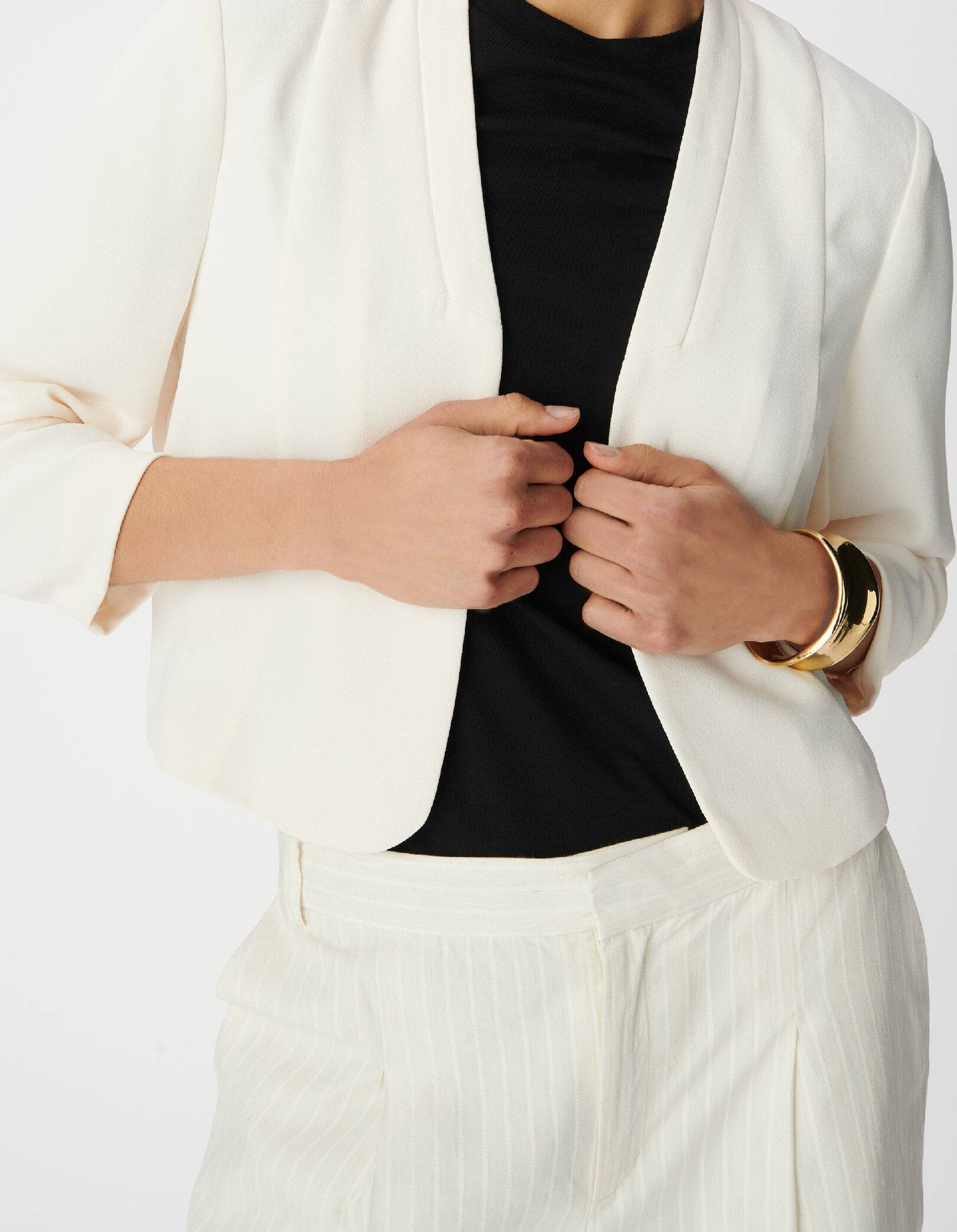 Veste courte blanche esprit boléro Femme