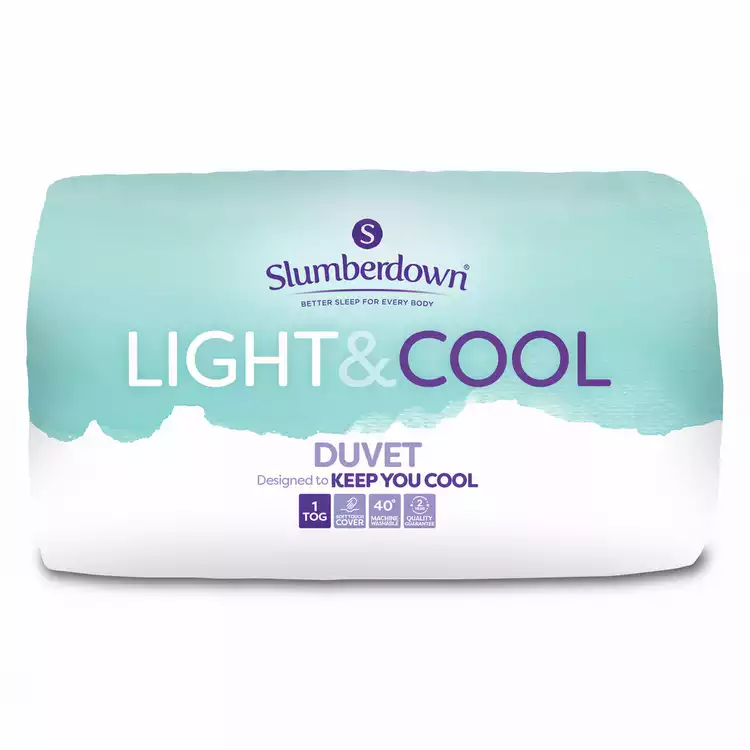 Slumberdown Light & Cool 1 Tog Duvet - Single