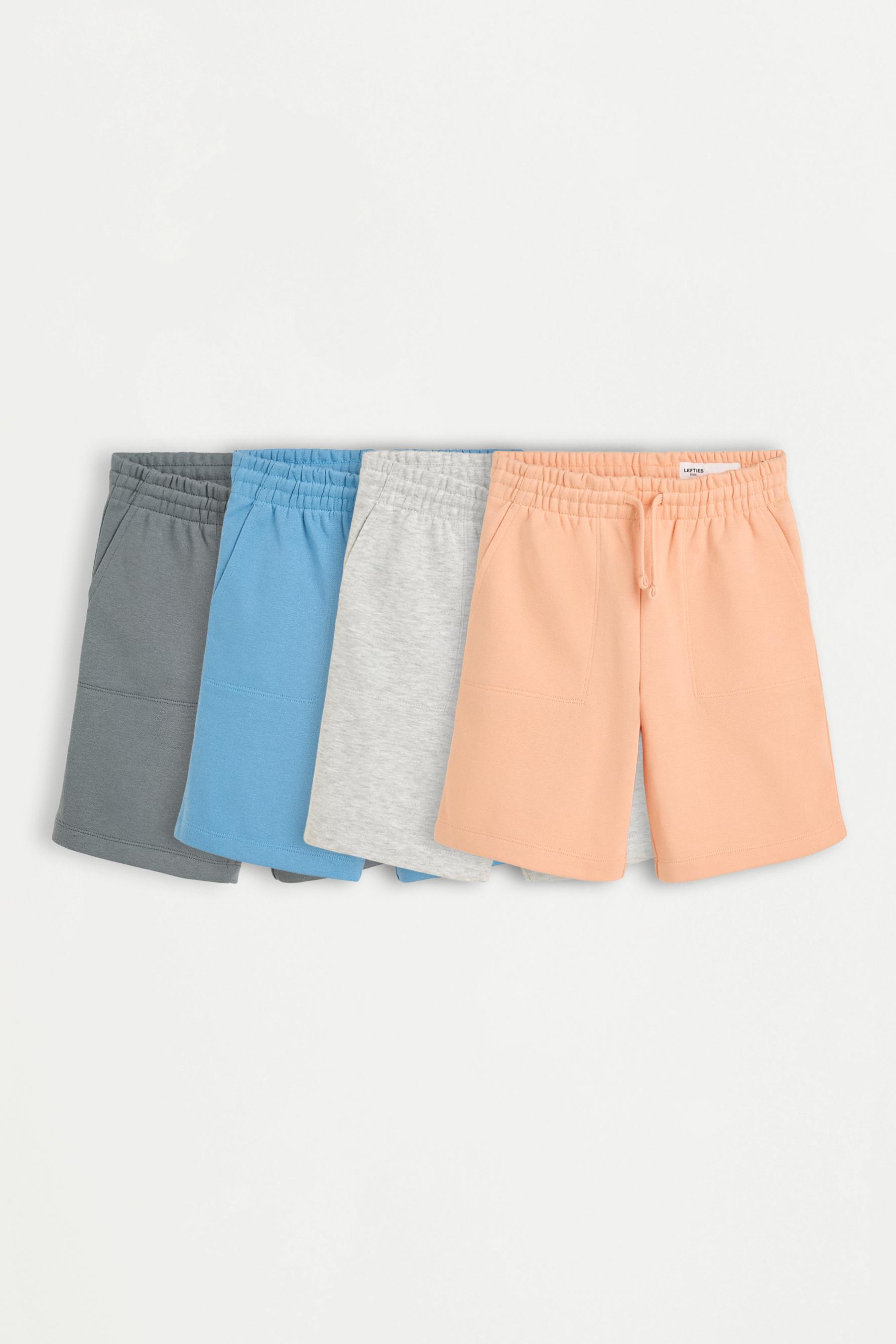 Pack 4 bermudas felpa
