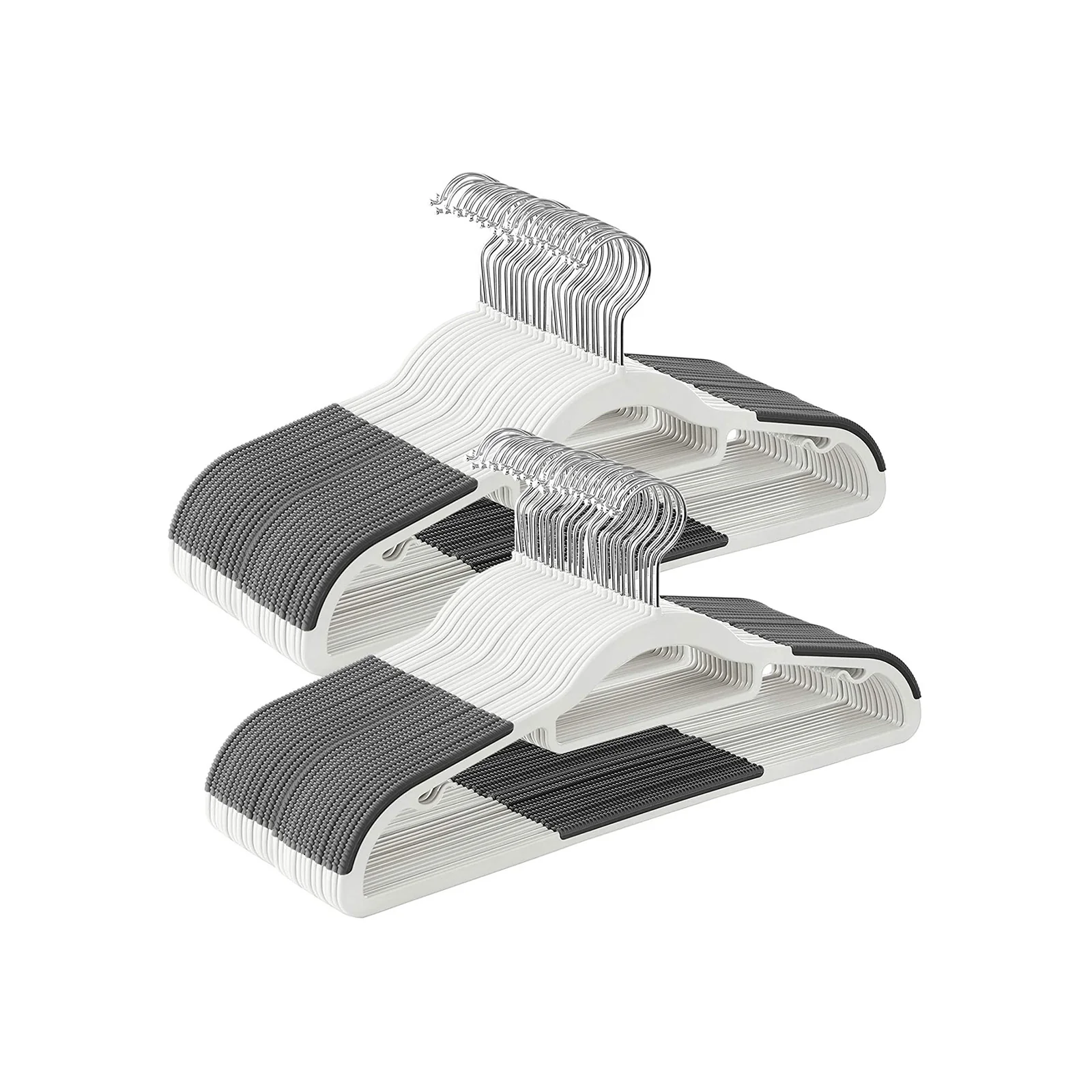 Cintres en plastique antiglisse