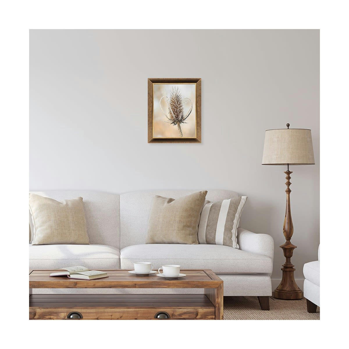 HADES - Cadre photo filet doré 24x30 cm résine recyclée